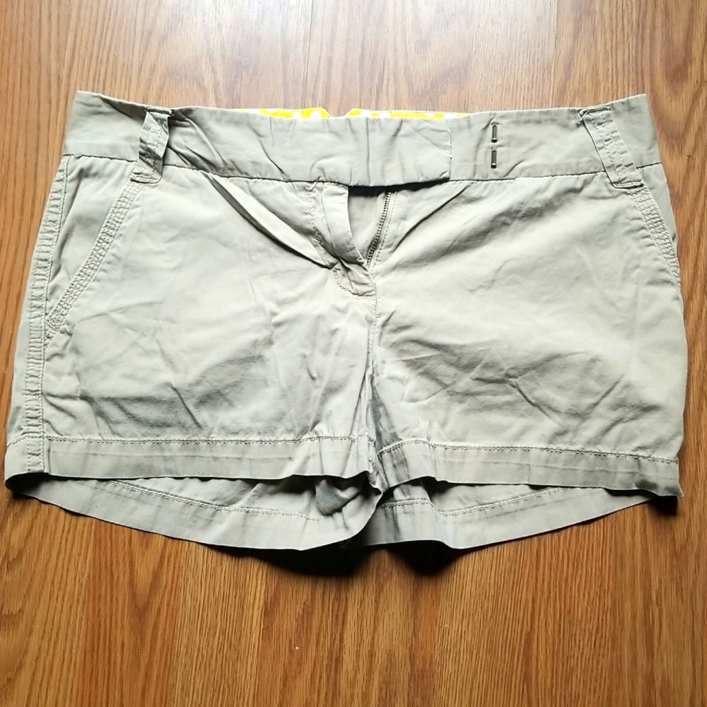 Women's J.Crew khaki shorts, size 8